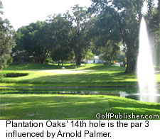 14th hole at Plantation Oaks