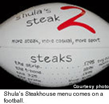 Shula's Hotel - Steakhouse Menu